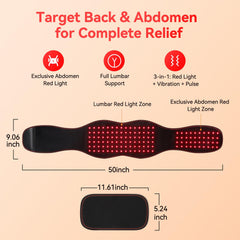 ANHOM LCD control enables independent back and abdomen settings.
