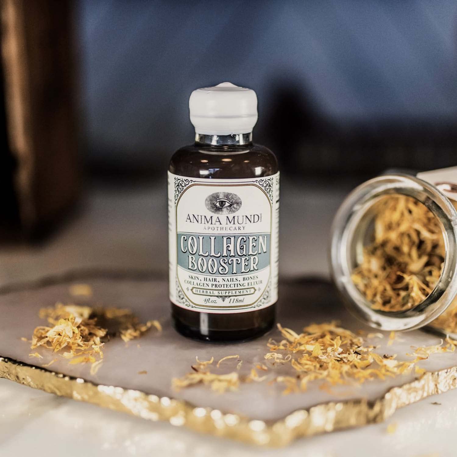 Dropper ready for daily use with Anima Mundi Collagen Booster Elixir
