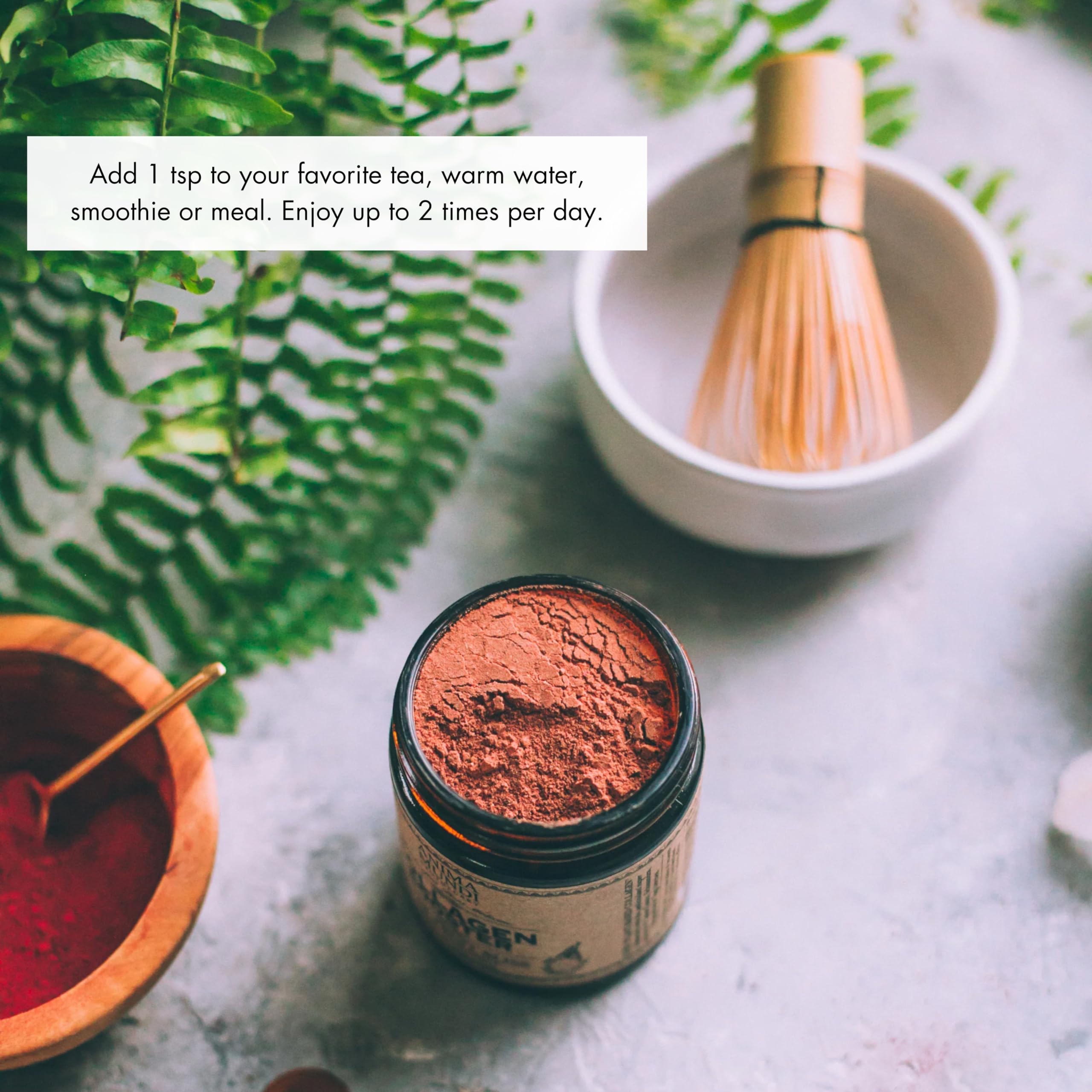 Anima Mundi Apothecary Superfruit Bliss ready-to-drink glass for an easy glow.