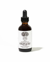 Anima Mundi Cold's & Flu Tonic bottle with dropper for easy daily immune support.