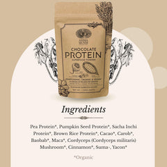 Anima Mundi Qi Energy & Protein Brooklyn-crafted packaging, vegan and gluten-free.