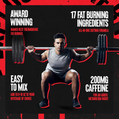 Athlete training with Animal Cuts emphasizes energy, focus, and performance.