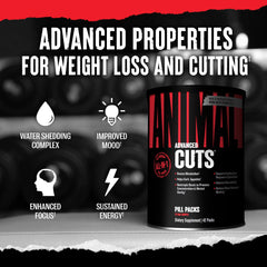 Animal Cuts diet pill pack offers convenient, consistent dosing for daily routines.