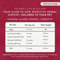 Animal Essentials burdock root and licorice label showcasing natural ingredients.