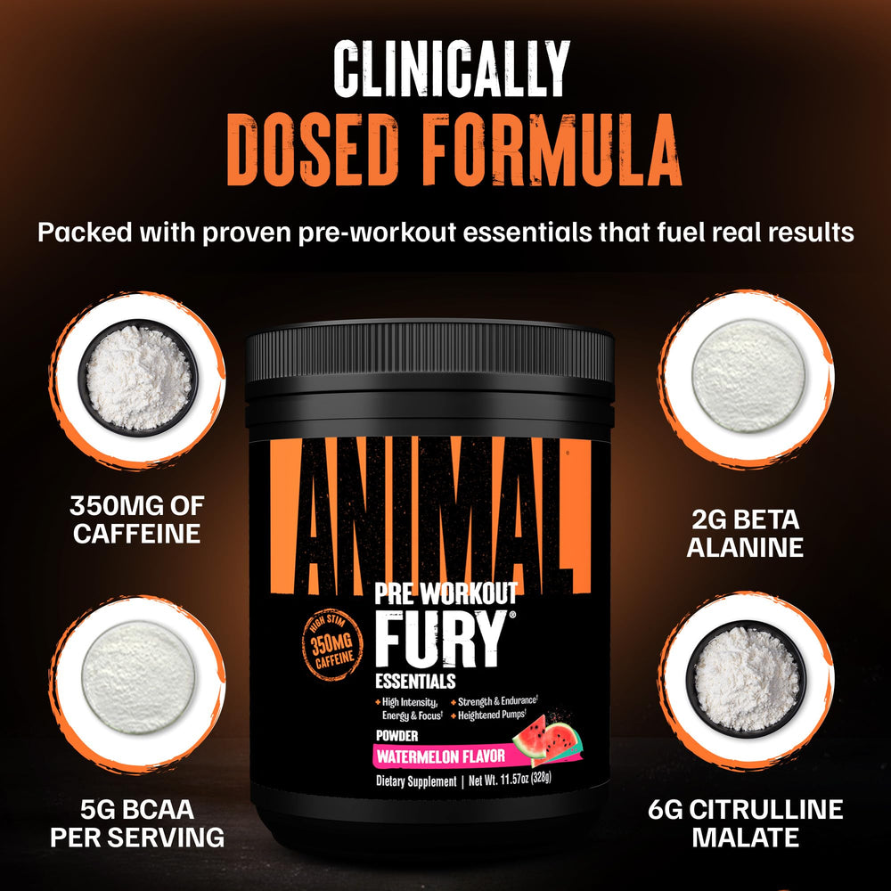 Athlete using Animal Fury during training for energized focus and stamina.