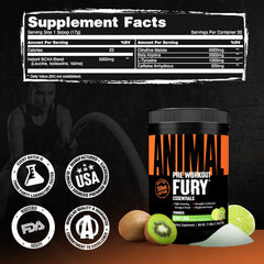 Animal Fury athlete preparing to train with sharp focus.