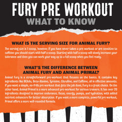 Citrulline Malate in Animal Fury helping blood flow and muscle pump.