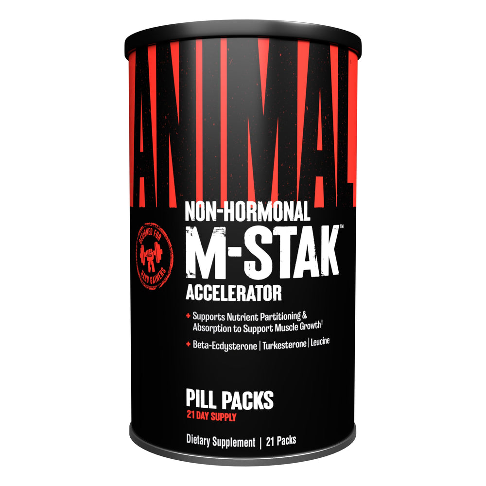 Animal M-Stak bottle and packs for on-the-go muscle support