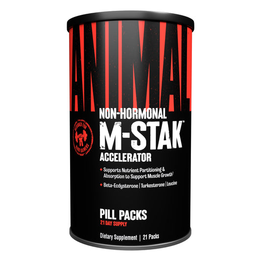 Animal M-Stak bottle and packs for on-the-go muscle support
