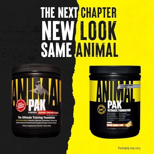 Animal Pak scoop ready to mix after workouts for convenient supplementation.