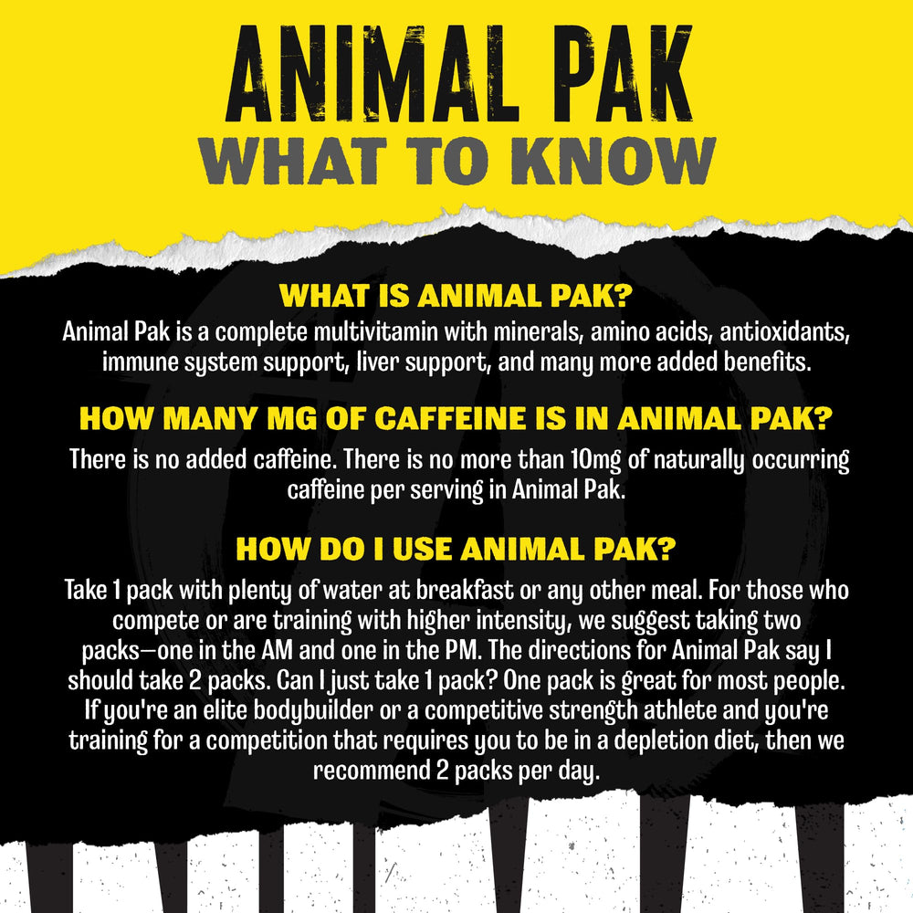 Animal Pak lab-tested quality ensures safety and potency