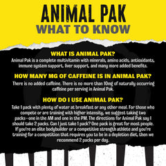 Animal Pak lab-tested quality ensures safety and potency