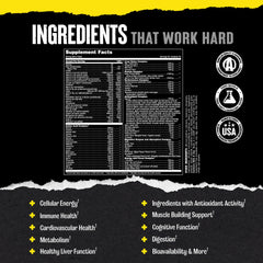 Animal Pak multi-vitamin collection supports overall athletic nutrition