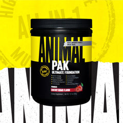 Animal Pak spectra blend highlights energy and oxygenation support through natural fruits and herbs.