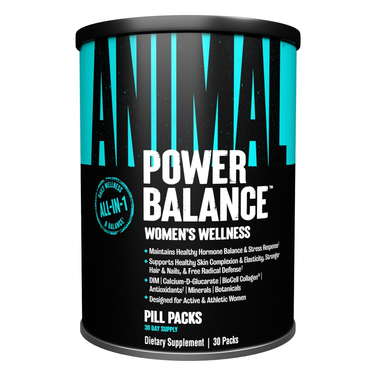 Animal Power Balance Alpha F pack aiding daily wellness for active women