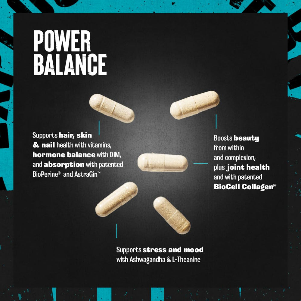 Animal Power Balance Alpha F skin hair nails support for healthy appearance