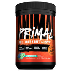 Animal Primal front bottle energizes workouts with focused intensity