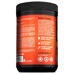Animal Primal mixing glass with powder for easy pre-workout prep