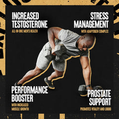Animal TNT+ adaptogenic blend highlighting stress resilience and steady energy.
