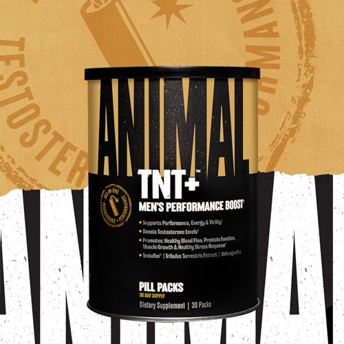Animal TNT+ bottle promoting prostate-health support for daily comfort.