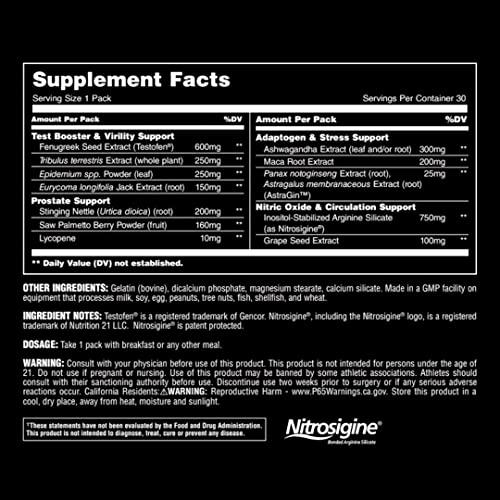 Animal TNT+ lab-test certification hints third-party potency checks.