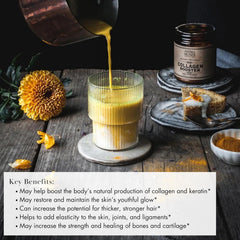 Anima Mundi vegan collagen powder scoop included for precise daily serving.