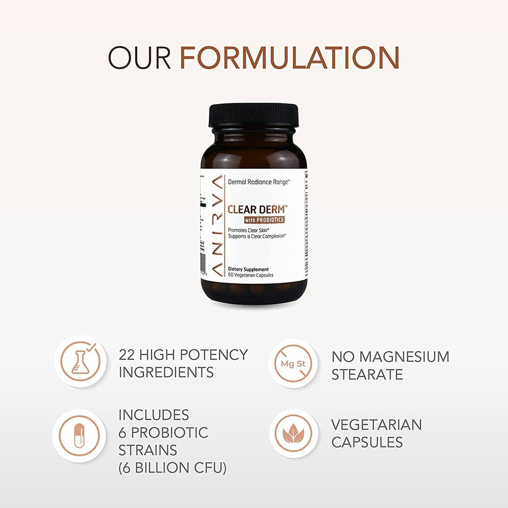 Anirva ClearDerm on a morning table as part of skincare routine