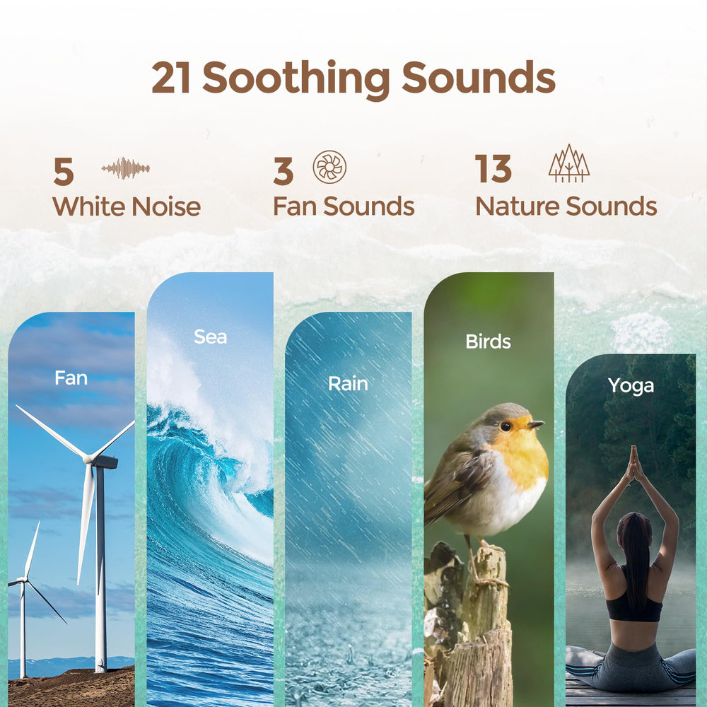 ANJANK alarm clock color night lights offer soothing hues for sleep mood