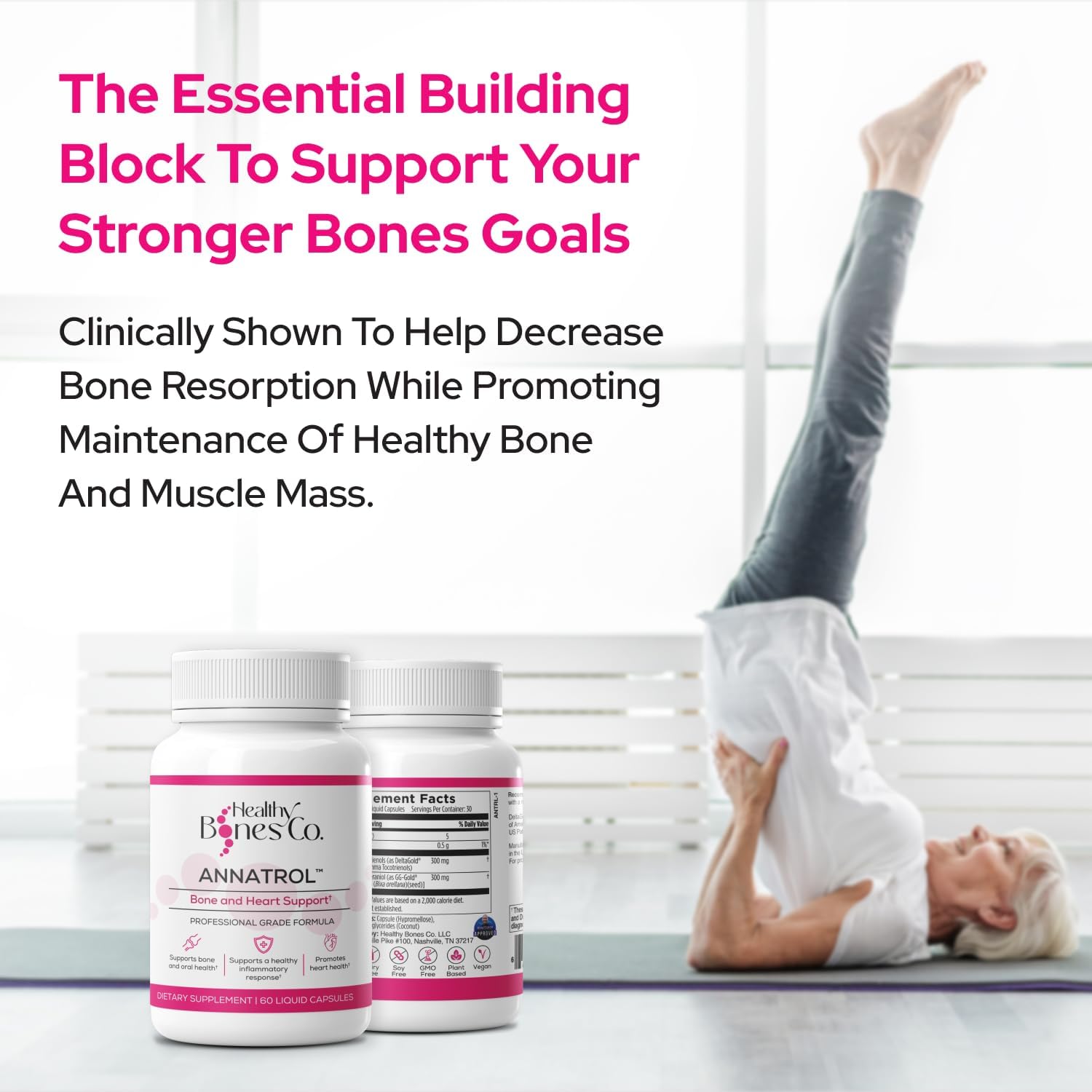 Annatrol GG softgels emphasize geranylgeraniol in a convenient supplement form.
