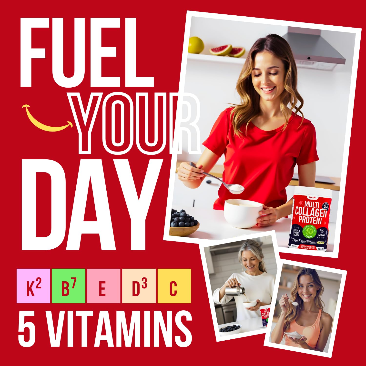 anocin grass-fed non GMO formula label close-up