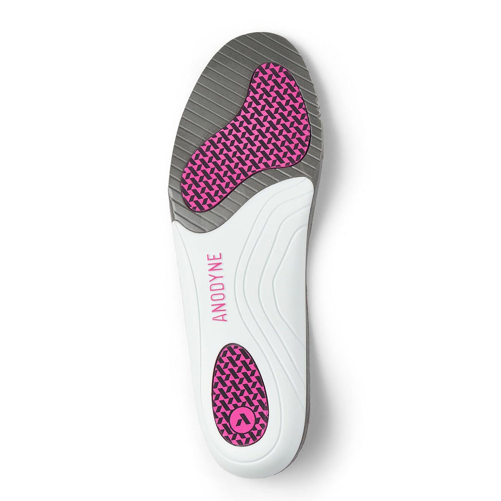 Anodyne No. 110 cushioned base delivers full-foot comfort throughout the day.