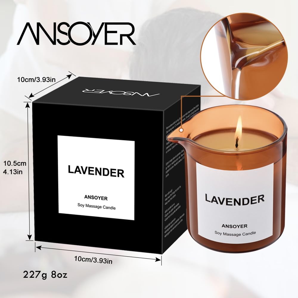 ANSOYER Relaxing Spa Moment: slow-melted oil enhances comfort and calm.