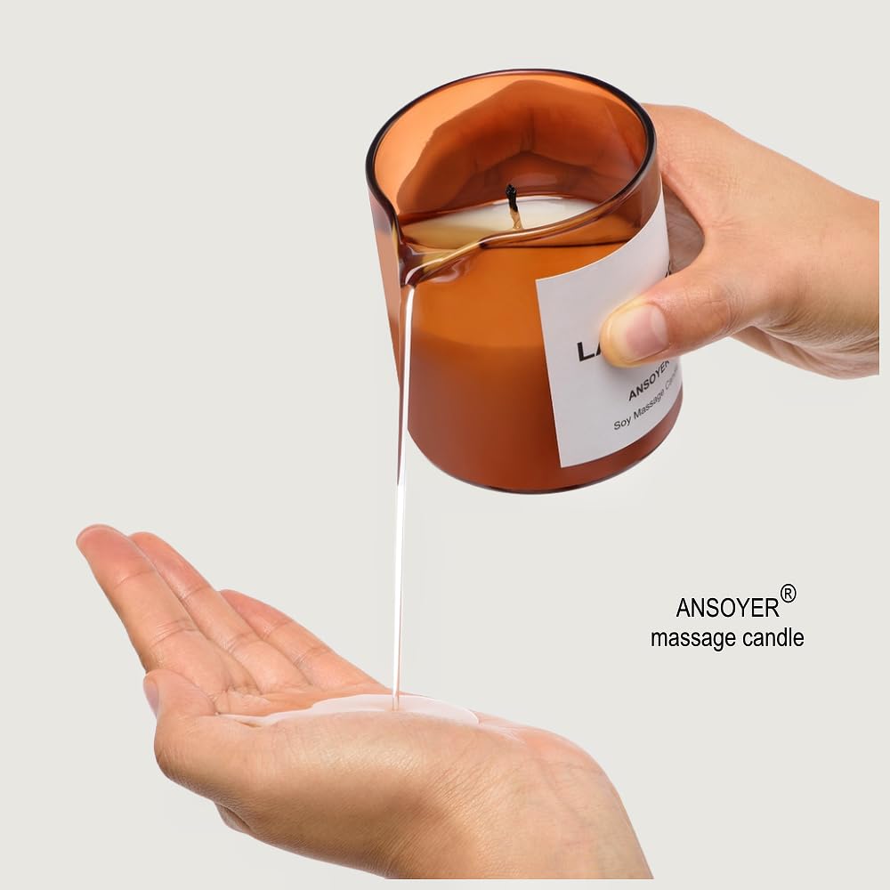 ANSOYER Warming Oil Pour: rich massage oil ready to glide over tired muscles.