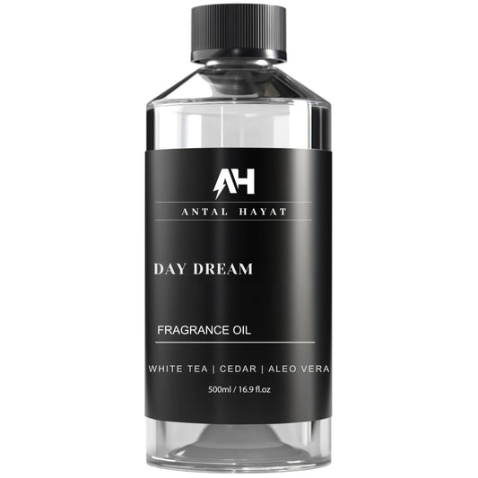 ANTAL HAYAT Day Dream 500ml bottle fills rooms with luxury hotel-inspired aroma.