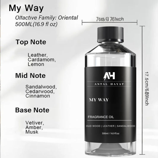 ANTAL HAYAT My Way diffuser on table for a hotel-inspired home fragrance