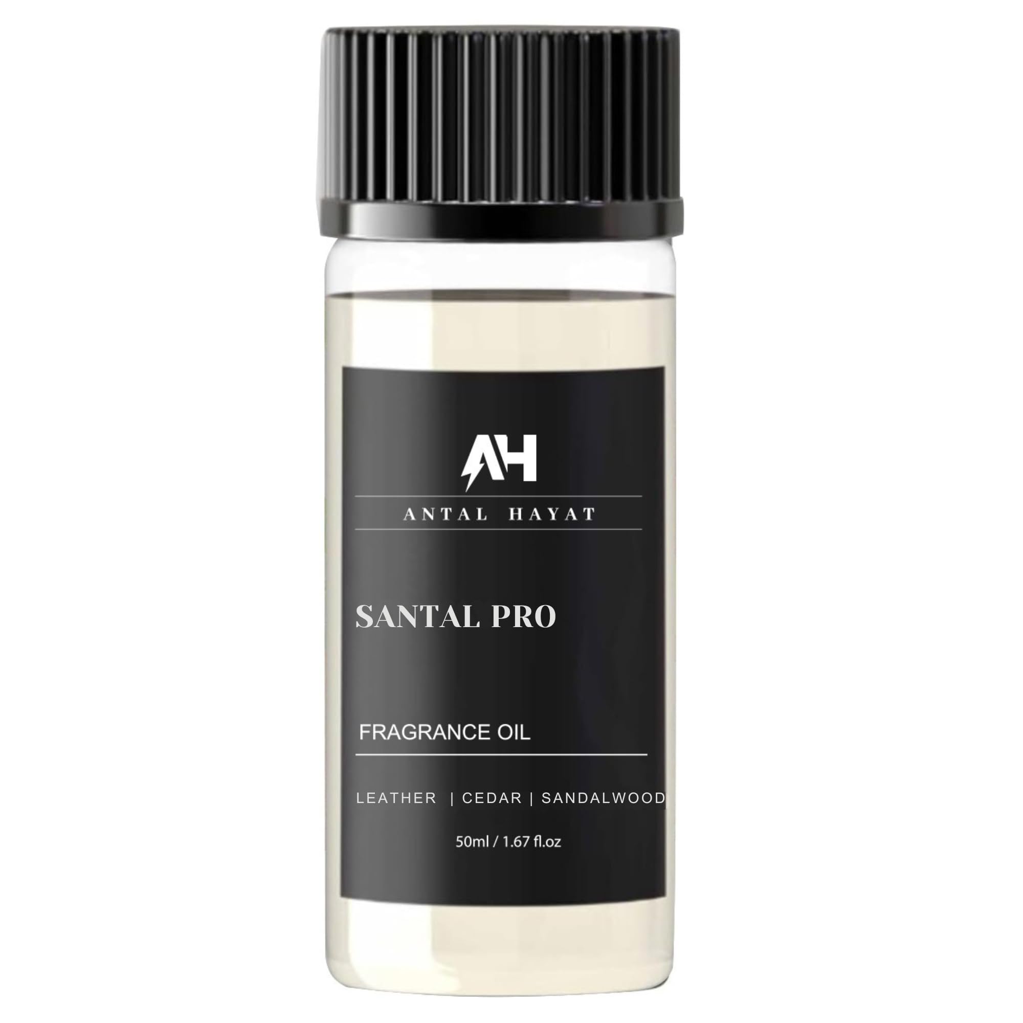 ANTAL HAYAT Santal diffuser oil 50ml bottle releasing cedar, leather, sandalwood notes for luxury ambience