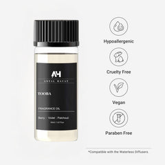 Berry note detail of ANTAL HAYAT Tooba oil blend.