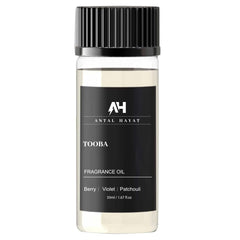 ANTAL HAYAT Tooba oil bottle front view, premium diffuser-ready fragrance.