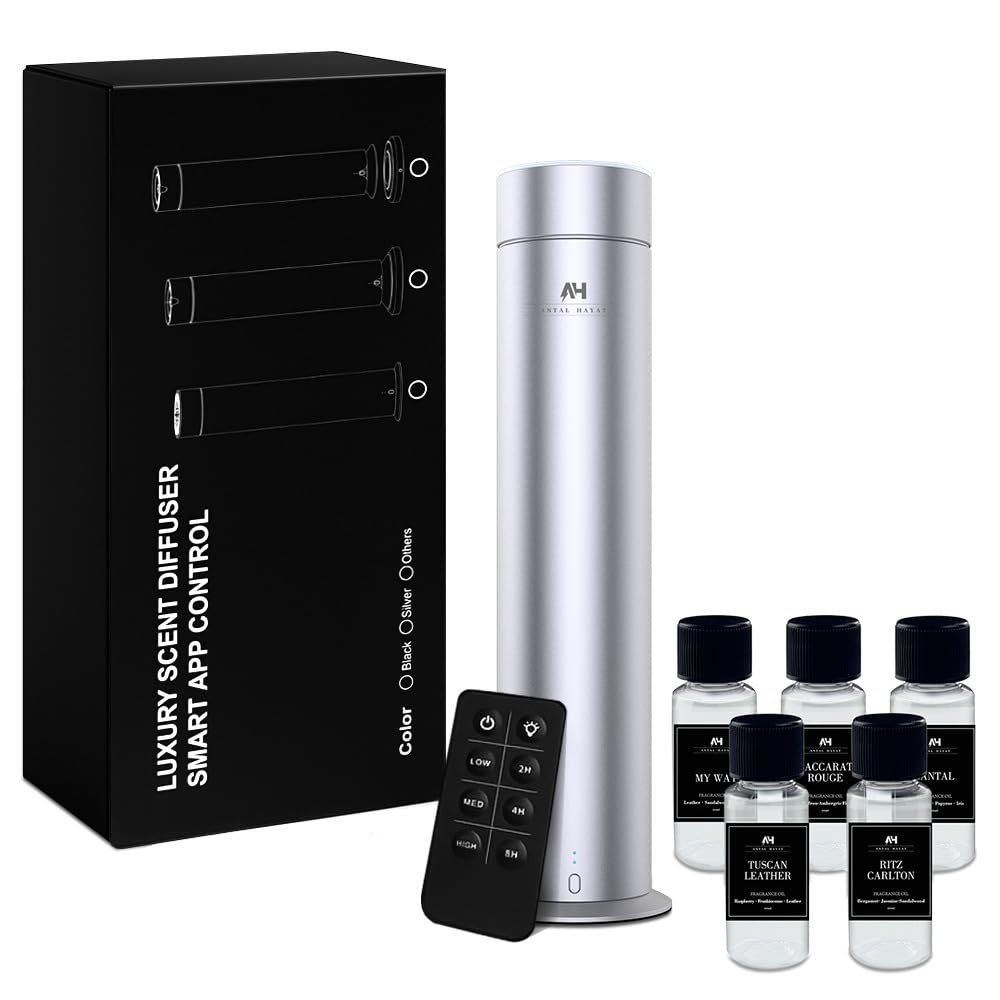 ANTAL HAYAT waterless diffuser front view for living rooms with subtle, lasting fragrance