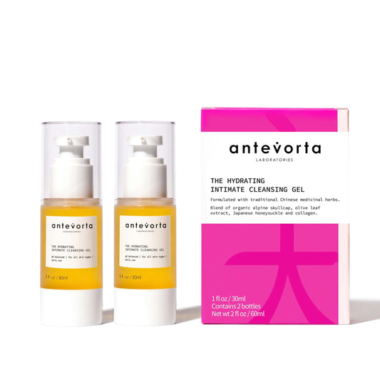 Antevorta feminine wash bottle pour - gentle, pH-balanced cleansing for daily comfort
