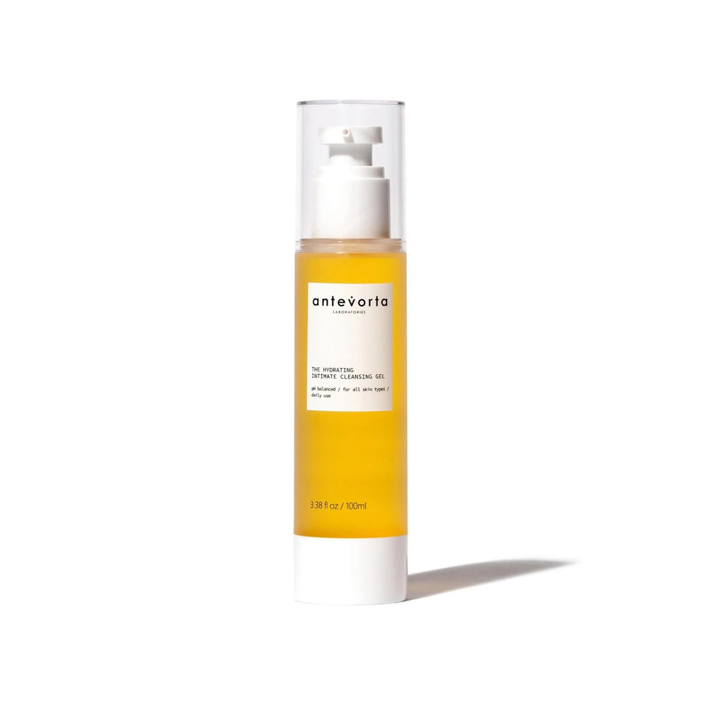 Close-up of Antevorta Feminine Wash foamy lather for comfortable cleansing.