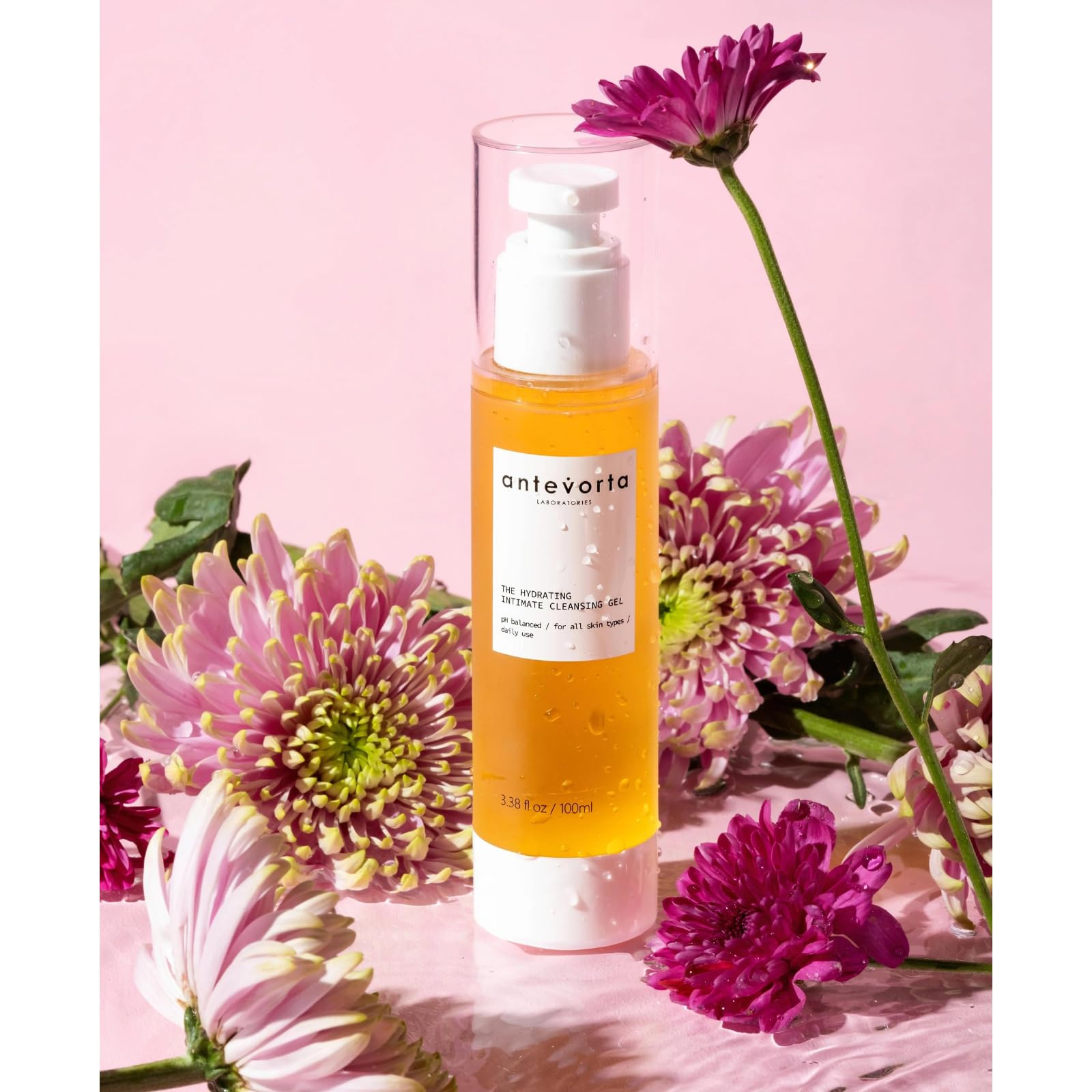 Antevorta's gentle formula suits sensitive intimate skin.