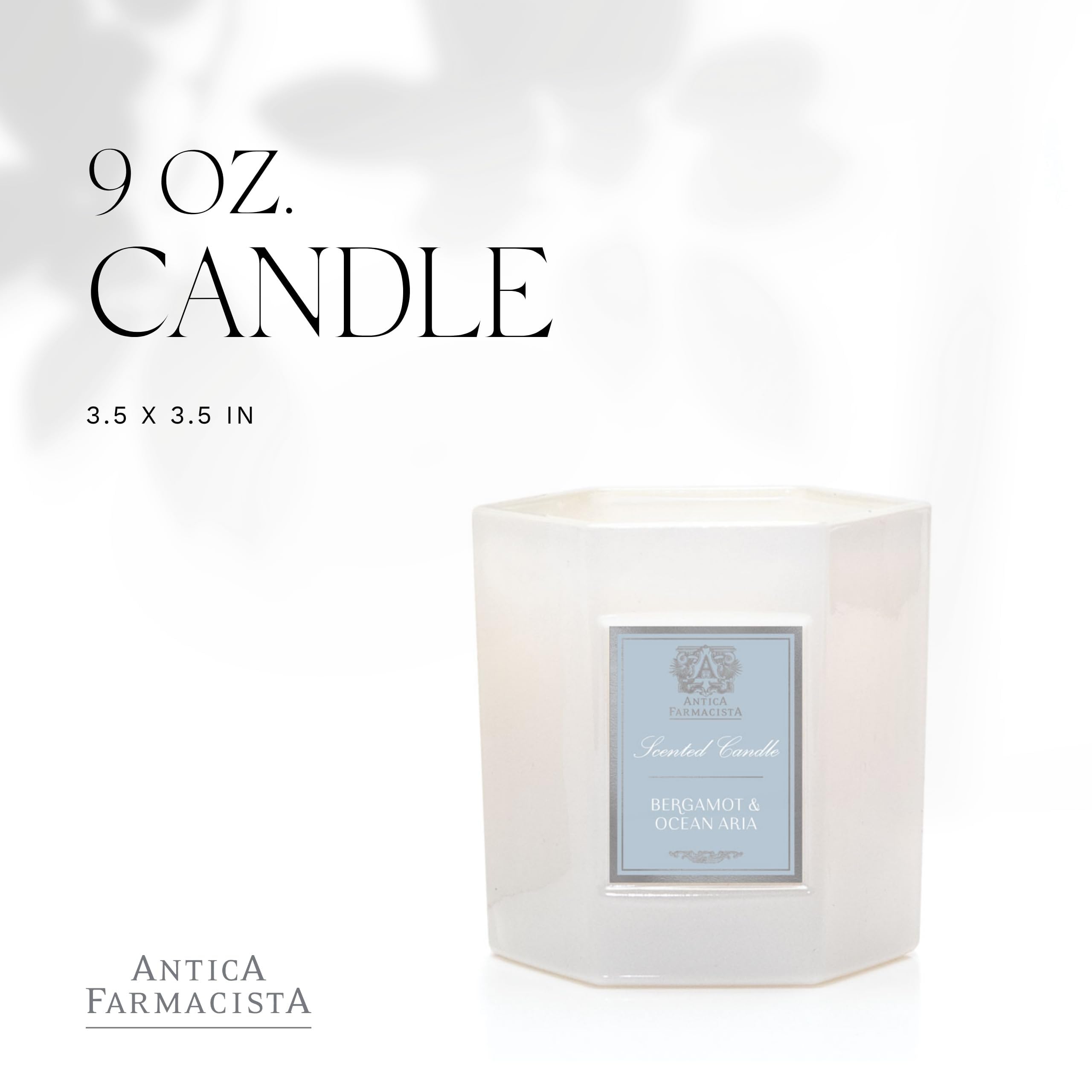 Antica Farmacista 9oz luxury candle in gift box ready for gifting.
