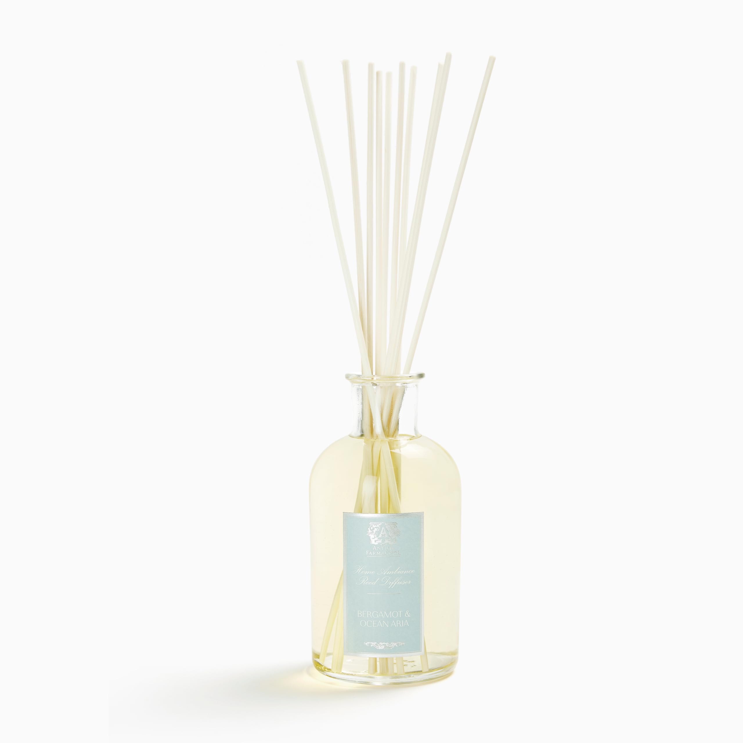 Antica Farmacista Bergamot Ocean Aria diffuser bottle adds luxurious scent to any living space