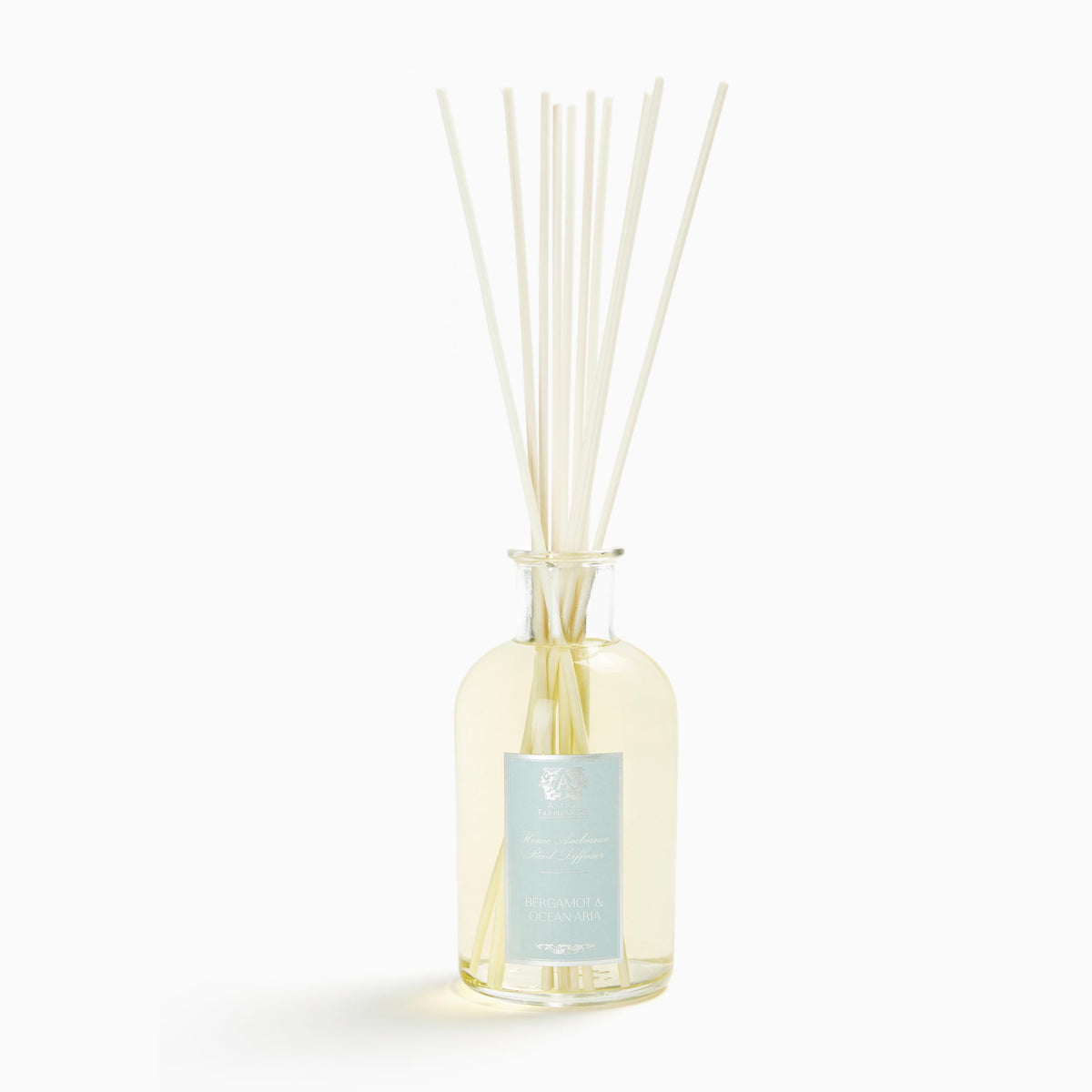 Antica Farmacista Bergamot Ocean Aria diffuser bottle adds luxurious scent to any living space