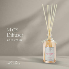 Antica Farmacista diffuser reeds closeup delivering adjustable scent intensity