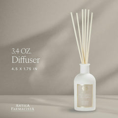 Antica Farmacista diffuser reeds closeup for adjustable scent intensity throughout the day.