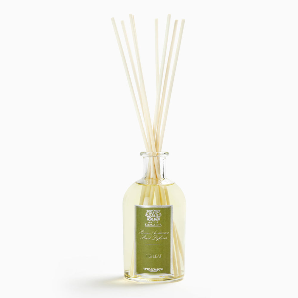 Antica Farmacista Fig Leaf bottle showcases elegant apothecary design for a refined home scent.