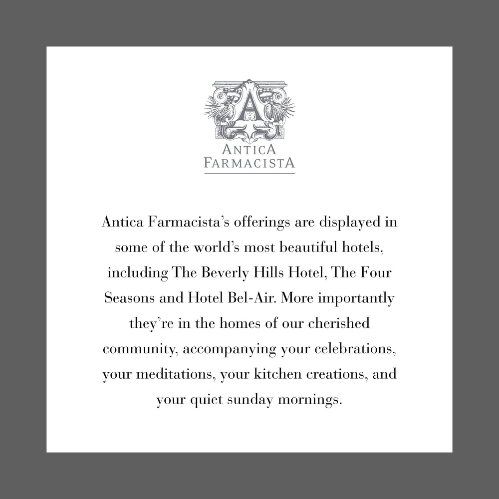 Antica Farmacista gift-ready presentation suits housewarmings and special occasions.