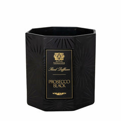 Antica Farmacista Prosecco Black three-wick candle fills large rooms with bright citrus, florals, and vanilla.